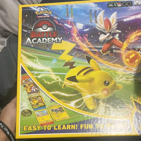 Pokemon Other - Pokemon Battle Academy Game with Blue and Yellow Accents